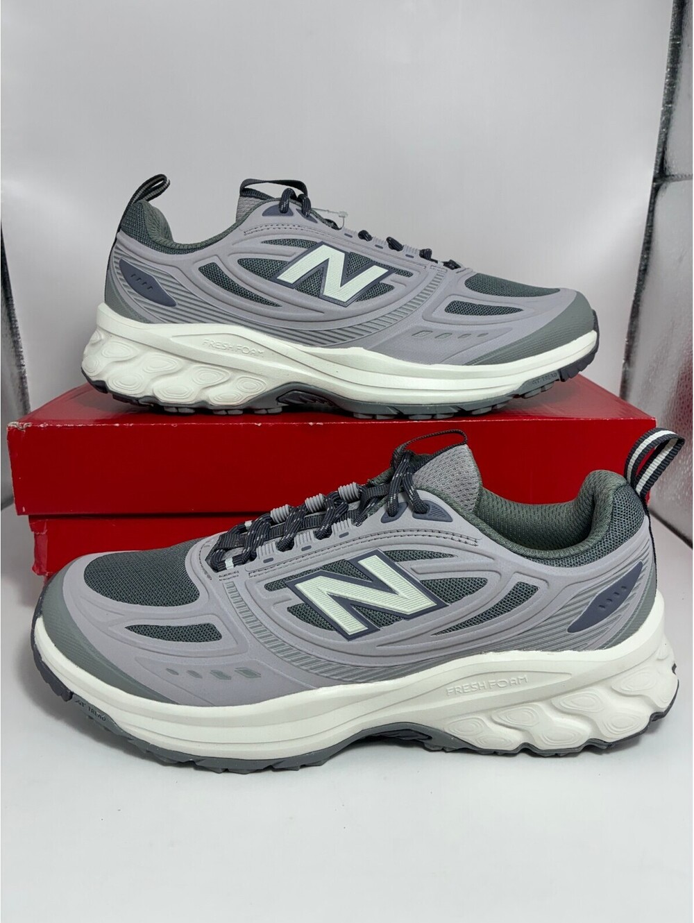 Size 7.5m/9w - Fresh Foam 410v9 Grey Purple